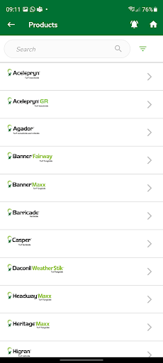 Syngenta Turf App Screen 3