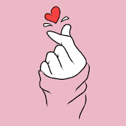 Girly Finger Heart Wallpaper
