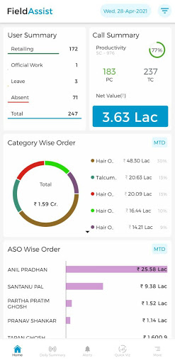 Android application Jockey EASE screenshort
