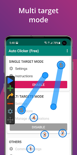 Auto Clicker – Automatic tap Mod Apk 1.6.2 (Unlocked)(Pro) Gallery 3