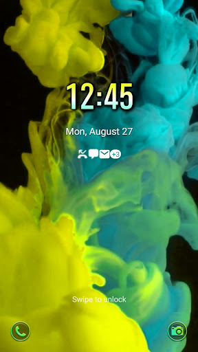Yellow Green Ink - Wallpaper Screen 2