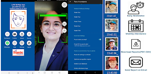 Android application Worker Attendance screenshort