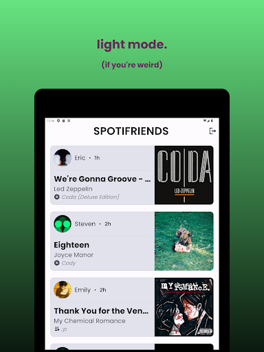 SPOTIFRIENDS - with widget