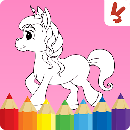 Unicorn Kids Coloring Book Mod Apk