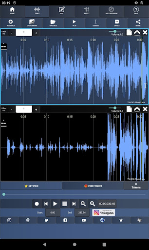 Screenshot Audiosdroid Audio Studio