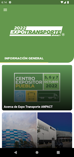 Android application EXPO Transporte ANPACT 2022 screenshort