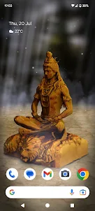 3D Golden Shiva Live Wallpaper