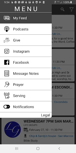 Android application Crossing Link screenshort