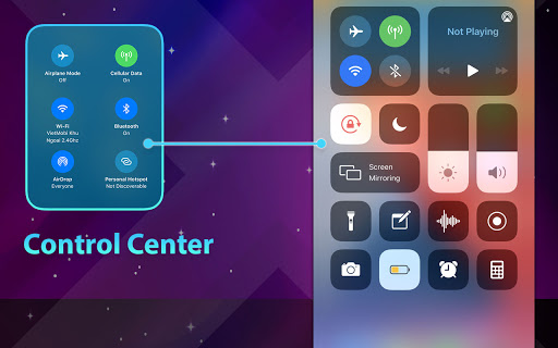 Phone 12 Launcher, OS 14 Launcher, Control Center android2mod screenshots 16