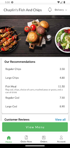 Chaplins Fish And Chips Screen 2