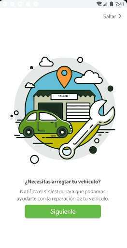 Android application Previsora Seguros screenshort