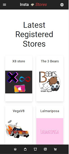 InstaStores Screen 2