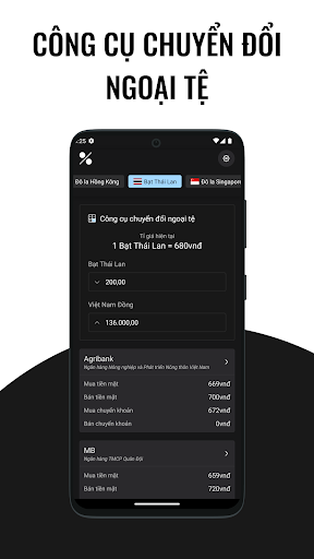 Tỉ giá hôm nay Screen 3