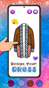 Coloring Games: Dress Up Game