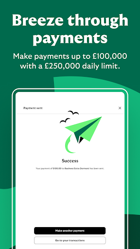Screenshot of Lloyds Business Banking app