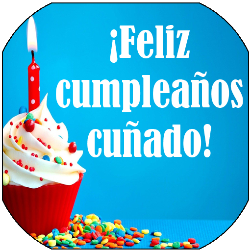 Cuñado feliz día de nacimiento logo