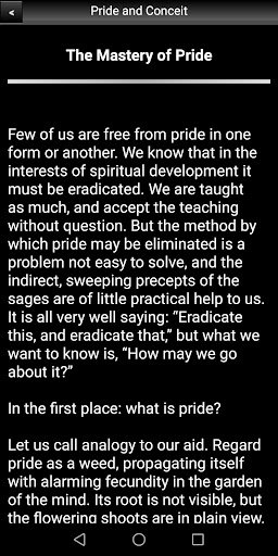 Pride and Conceit Screen 3