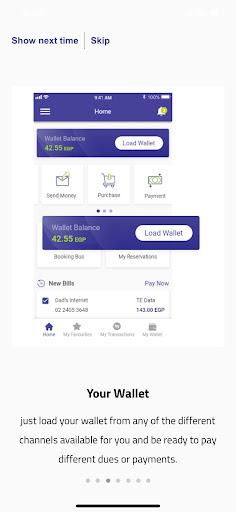 Android application UB Digital Wallet screenshort