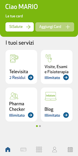 Android application SiSalute Up screenshort