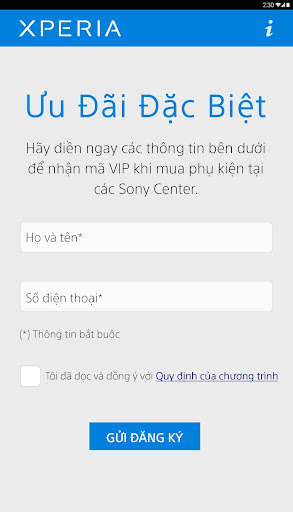 Xperia - Ưu Đãi Đặc Biệt Screen 2