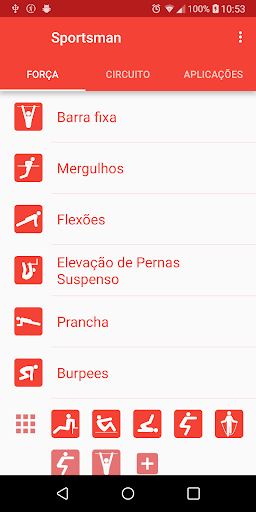 Visualização do aplicativo