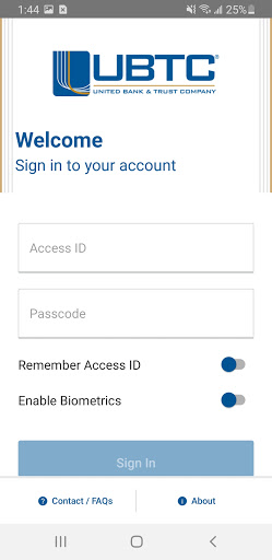 UBTC Mobile Screen 2