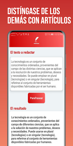 Parafrasea Screen 3