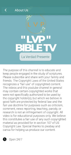 LVP Bible TV Screen 2