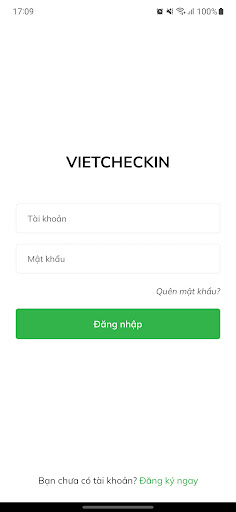 Android application VietCheckIn screenshort