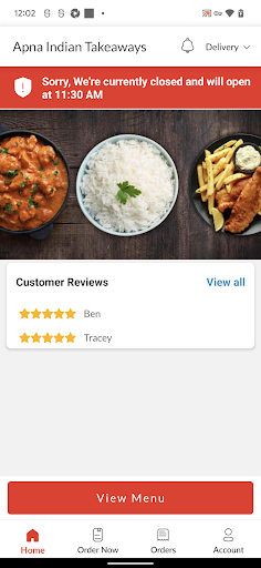 Apna Indian Takeaways Screen 2