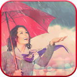 Edit Photo with Rain Effects icon