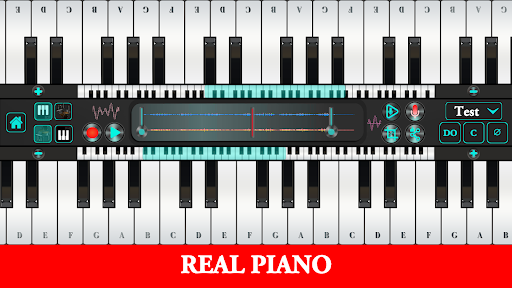 Android application Real Piano screenshort