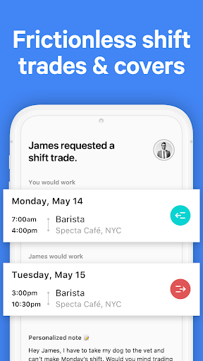 Screenshot of Rosteroo - Employee Scheduling
