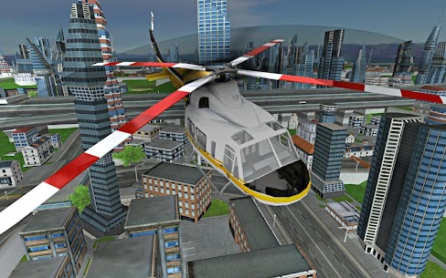 طائرة هليكوبتر مستقبلية انقاذ محاكي الطيران 5