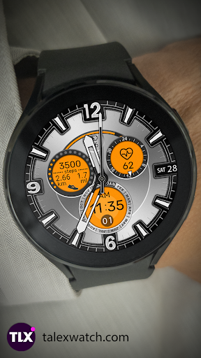 Black Silver Watch Screen 2