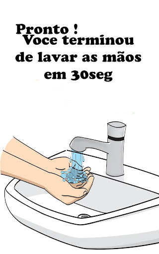 Lave suas mãos