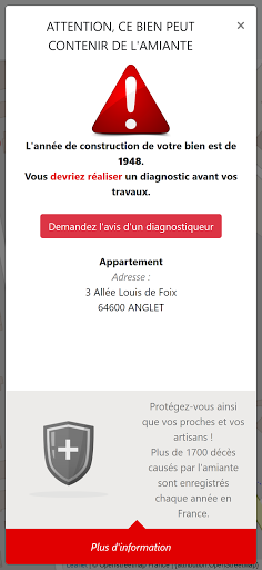 Geoamiante Screenshot 4 - AppWisp.com