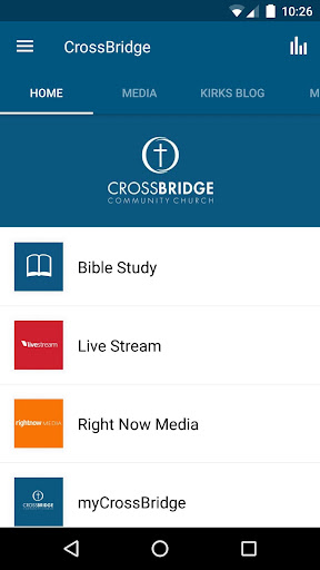 Android application CrossBridge San Antonio screenshort