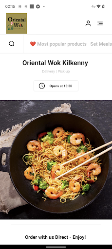 Android application Oriental Wok Kilkenny screenshort