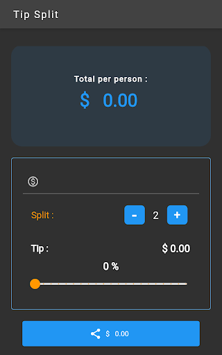 Tip N Split - Bill Tip calcula