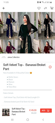 Jansa Collections Screen 2