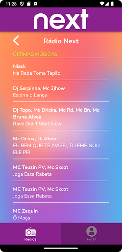 NEXTRadio Screen 3