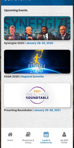Global Church Network Screen 2