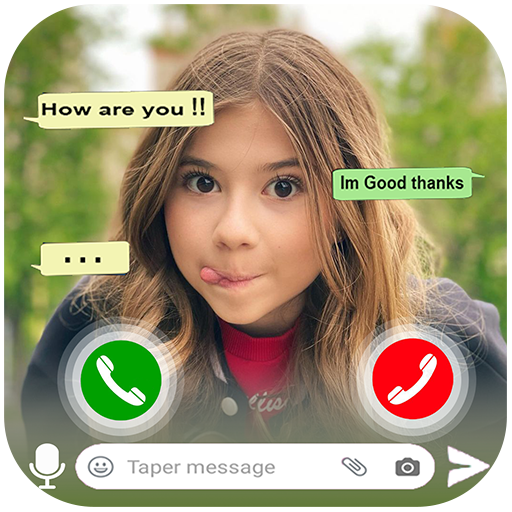 Milana khametova Fake Call logo