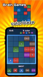 Colorblaze: 퍼즐 두뇌 게임