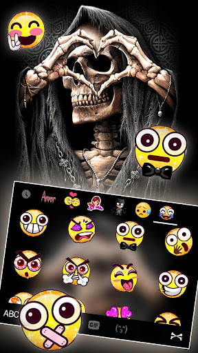 Grim Reaper Skull Love Theme Screen 3