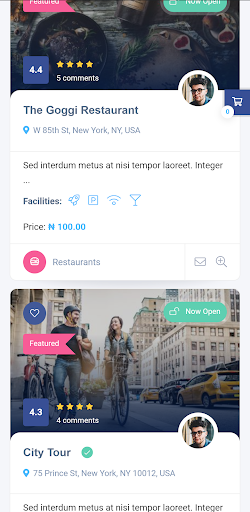 Android application Rik Services screenshort
