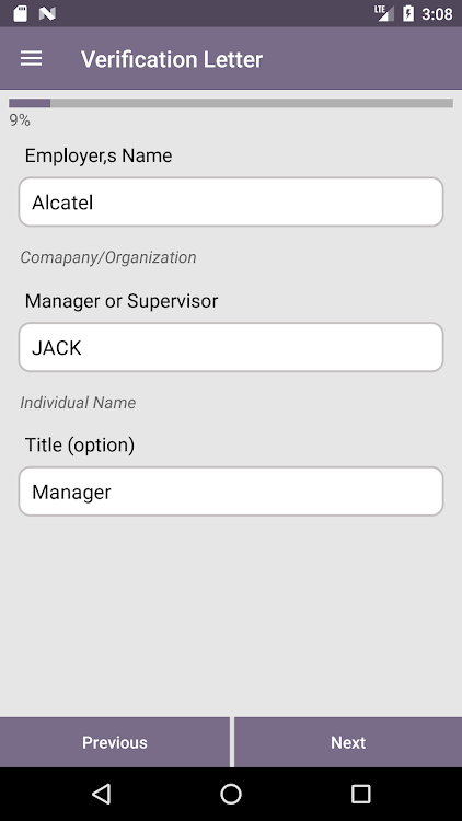 Employee Verification Form - 2.0 - (Android)