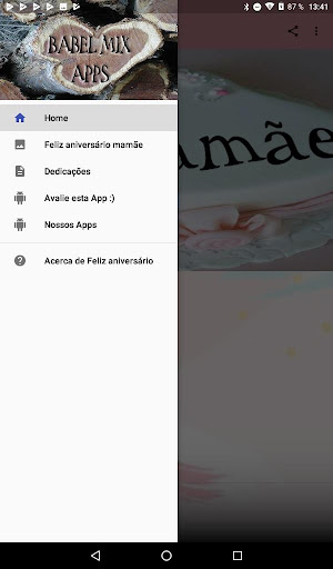Android application MAMÃ UM ÓTIMO ANIVERSÁRIO screenshort