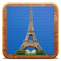 Eiffel Tower in bricks